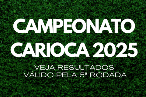 Veja os resultados dos jogos da 5ª rodada do Campeonato Carioca